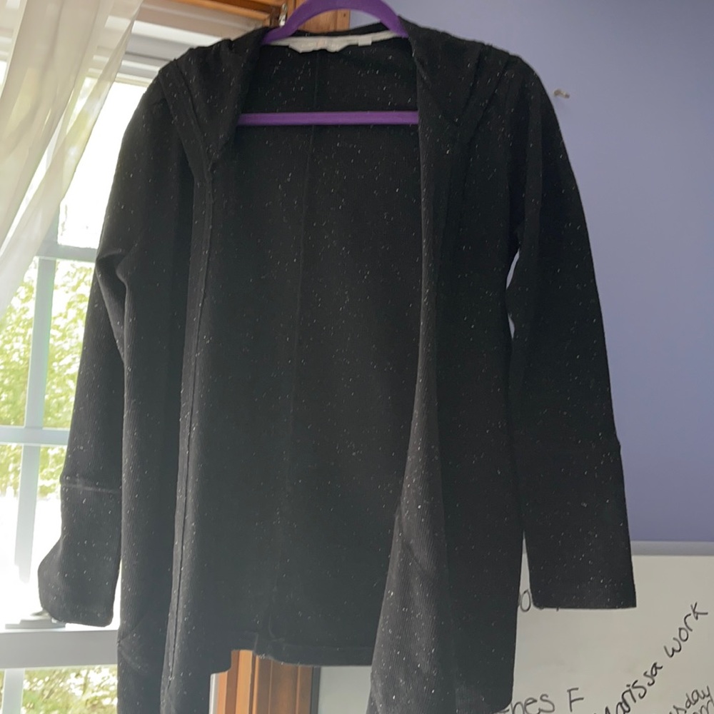 Black cardigan